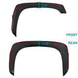 Spec-D Tuning 4PC Front + Rear Factory Style Fender Flares Compatible with Chevy Silverado GMC Sierra 1999-2007