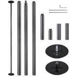 AW Portable Dance Dancing Pole Full Kit Exercise Club Party Weight Loss Purple 50mm