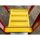 Werner PD6206-4C Podium Stepladder,6 Ft,fiberglass,300 lb