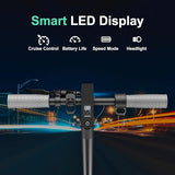 Electric Scooter for Adults, 19/25 Mph Max Speed, 21/25/35 Miles Range,350/500/600W APP Control E-Scooter with 8.5/10 Inflatable tire, Foldable Escooter with App Control, UL 2272 Certified