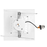 Maxxima 4 in. 5 CCT Retrofit Recessed Square LED Downlight – 800 Lumens, Color Selectable 2700K-5000K (2700K/3000K/3500K/4000K/5000K), Dimmable, 90 CRI, Ideal for Kitchen, Bathroom, or Bedroom