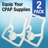 [2 Pack] Impresa Replacement Gaskets for ResMed AirSense 10 Water Chamber – Impresa CPAP Machine Gasket for ResMed AirCurve 10 Supplies Humidair – CPAP Water Chamber Gaskets – CPAP Machine Supplies