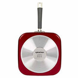 Epicurious 12-In. Square Griddle – Red