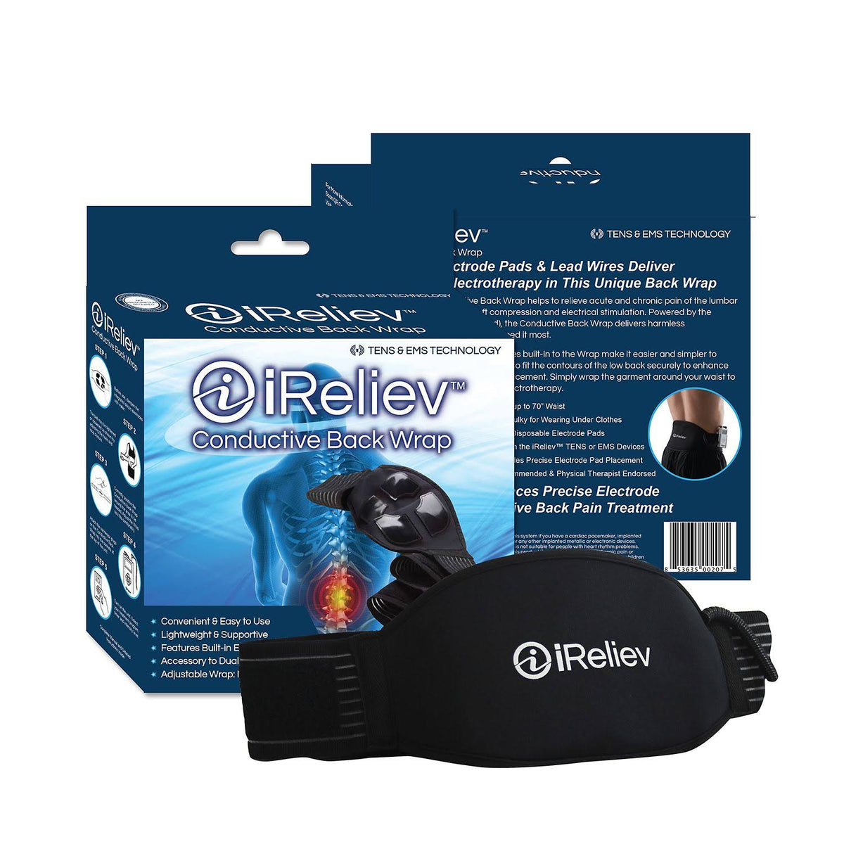 iReliev Conductive Back Wrap Accessory