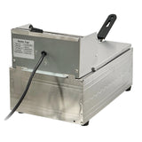 1600W Electric Deep Fryer, Stainless Steel Countertop Fryer Large Capacity, Thickening Multi-functional Fryer Commercial Single-chamber 2.5 Gallon
